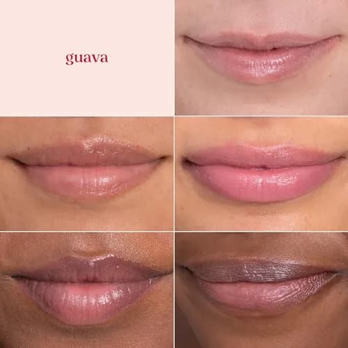 Burt's Bees Lip Shimmer Guava 4 Pack | Natural Moisturizing Lip Tint with Sheer Glow (70-120 chars) thumbnail 5