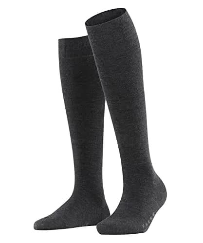 FALKE Softmerino Knee High Socks | Blood Circulation Support, Anthra Mel, 6.5-7.5 thumbnail 1