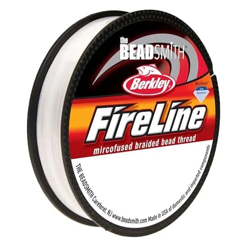 The Beadsmith Fireline Braided Beading Thread 0.15mm (50 Yds) | Micro-Fused Dyneema Fiber Cord thumbnail 1