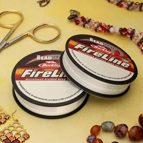 The Beadsmith Fireline Braided Beading Thread 0.15mm (50 Yds) | Micro-Fused Dyneema Fiber Cord thumbnail 2
