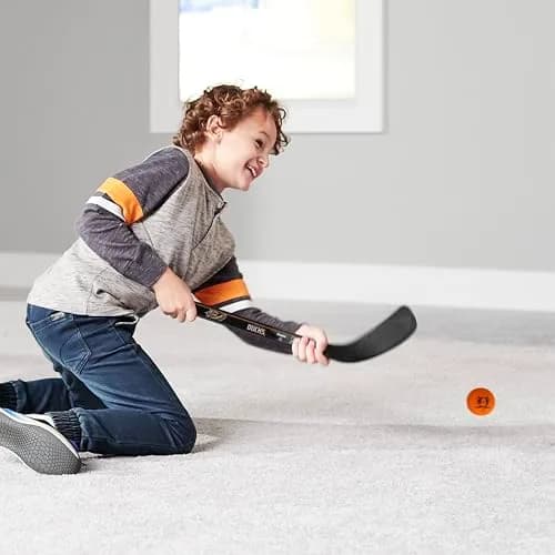 Franklin Sports NHL Detroit Red Wings Mini Hockey Stick Set with 2 Foam Balls | 2-Piece ABS Plastic thumbnail 6