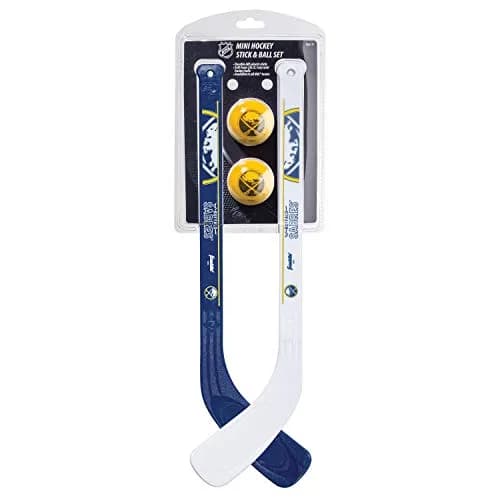 Franklin Sports NHL Buffalo Sabres Mini Hockey Stick Set (2-Pack, Left & Right Hand) | Official NHL Team Gear for Kids thumbnail 8