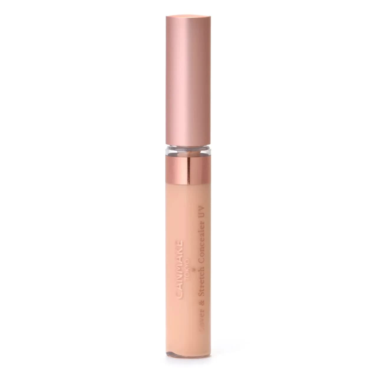 CANMAKE Cover & Stretch Concealer 0.26 oz (7.5 g) Light Beige | Waterproof, Moisturizing, Long-Lasting