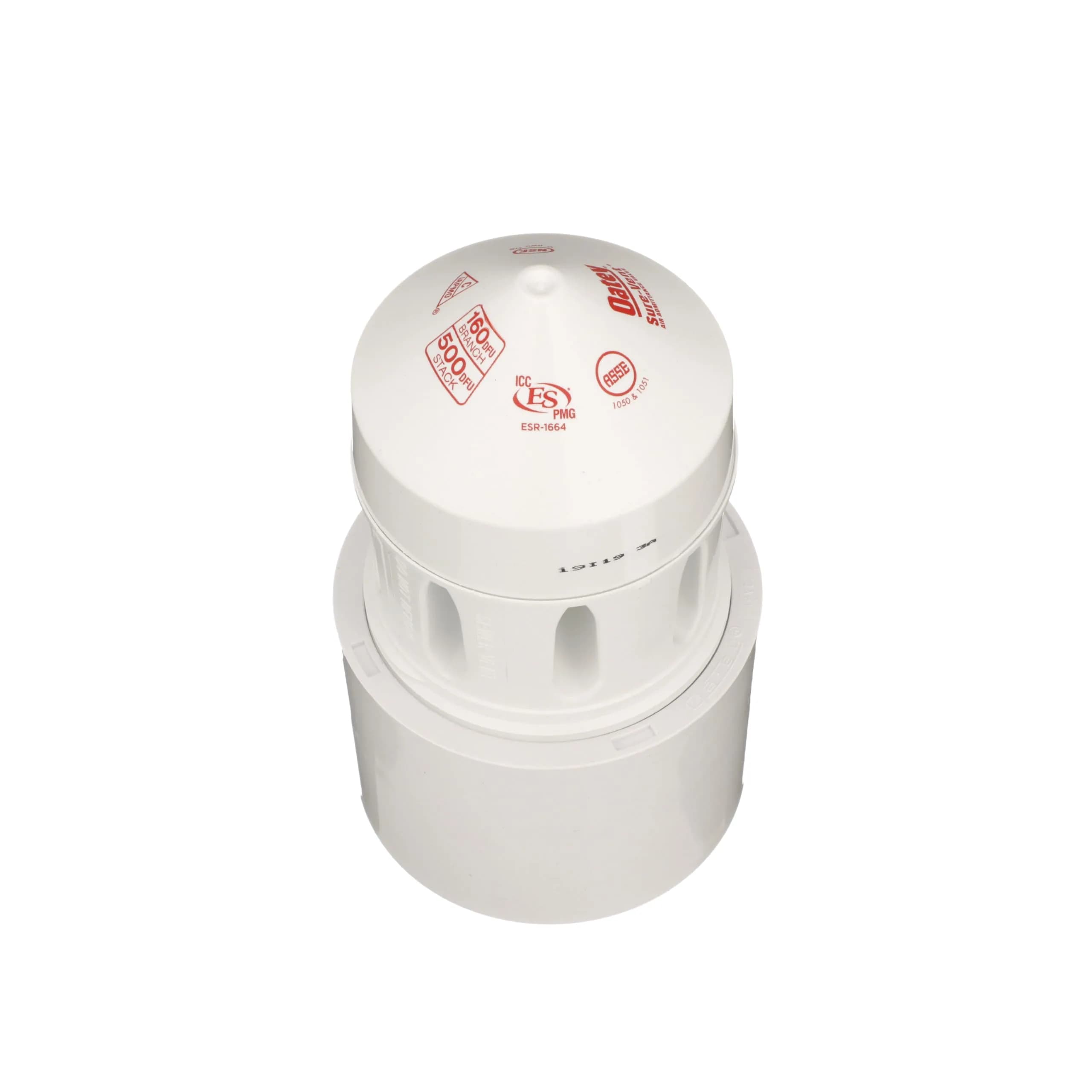 Oatey 500 DFU Air Admittance Valve 3-4 Inch PVC Schedule 40 Adapter | ASSE 1050 & 1051 Compliant - view 5