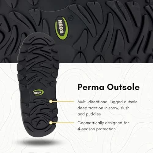 NEOS Overshoe Adventurer Waterproof Winter Boot Covers for Work | All-Season, Slip-Resistant, X-Small thumbnail 4