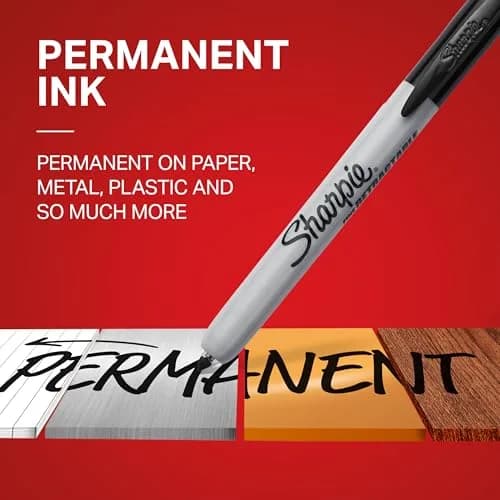 Sharpie Retractable Permanent Markers, Fine Point, Assorted Colors, 3 Count | Fade & Water-Resistant Ink thumbnail 2
