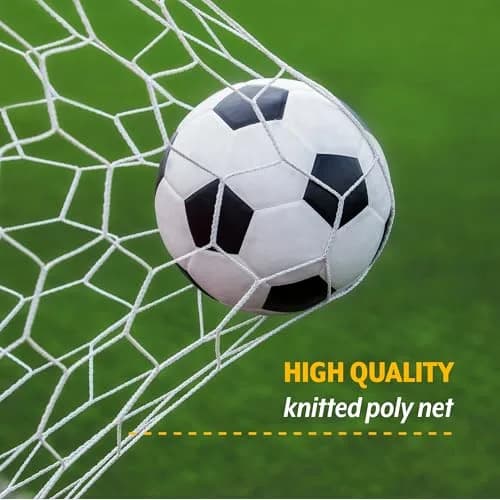 PUGG 4 Foot Pop Up Soccer Goal | Portable Training Futsal Football Net with Bag, Blue, 4' x 2'6" thumbnail 5