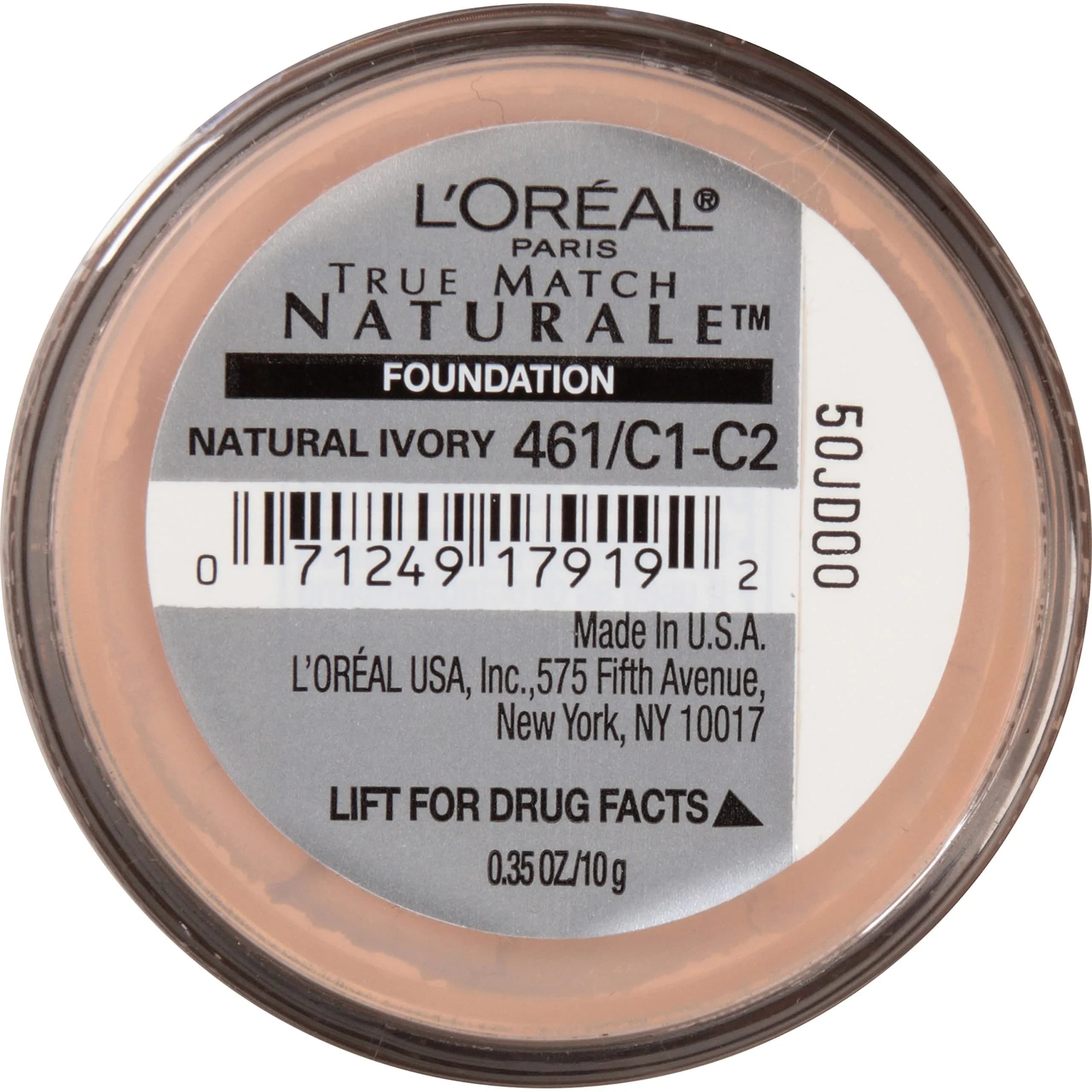 L'Oreal Paris True Match Mineral Loose Powder Foundation Nude Beige 0.35oz (9.92g) | Natural Radiant Flawless Coverage - view 6