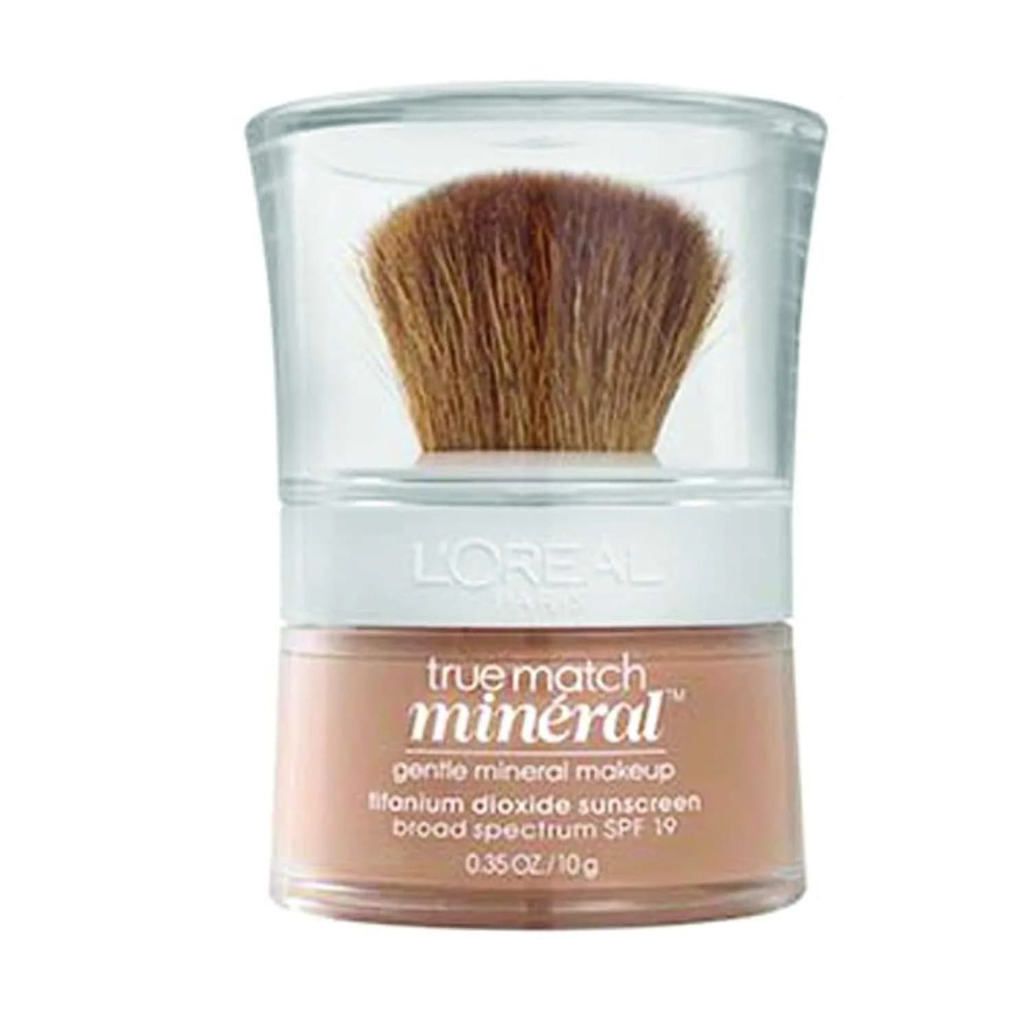 L'Oreal Paris True Match Mineral Loose Powder Foundation Buff Beige 0.35oz (9.92g) | Natural Flawless Finish SPF 19 - main product image