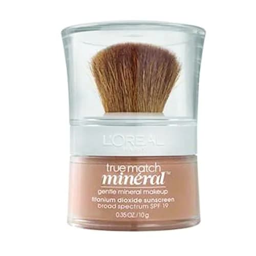 L'Oreal Paris True Match Mineral Loose Powder Foundation Buff Beige 0.35oz (9.92g) | Natural Flawless Finish SPF 19 thumbnail 1