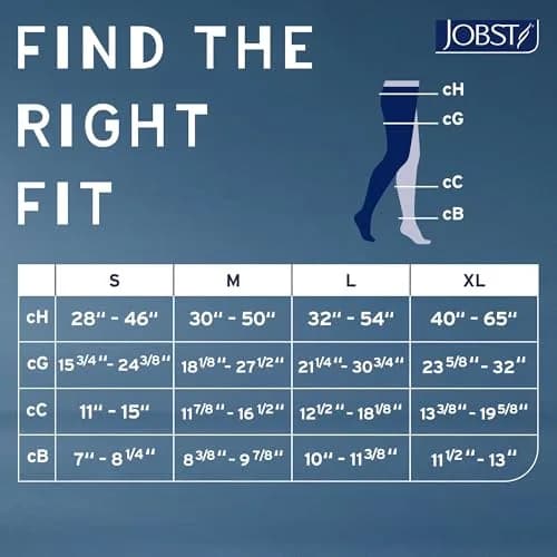 JOBST Relief Compression Stockings Left Chap 20-30 mmHg | All-Day Comfort & Support thumbnail 5