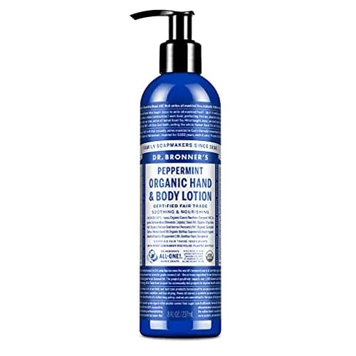Dr. Bronner's Organic Lotion Patchouli Lime 236ml (8 Fl Oz) | USDA Organic & Fair Trade Ingredients — Peppermint
