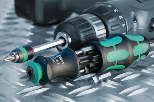 Wera KK25 Replacement Type Driver Bit Set | 7-Piece Compact Screwdriver & Bit Adapter thumbnail 4