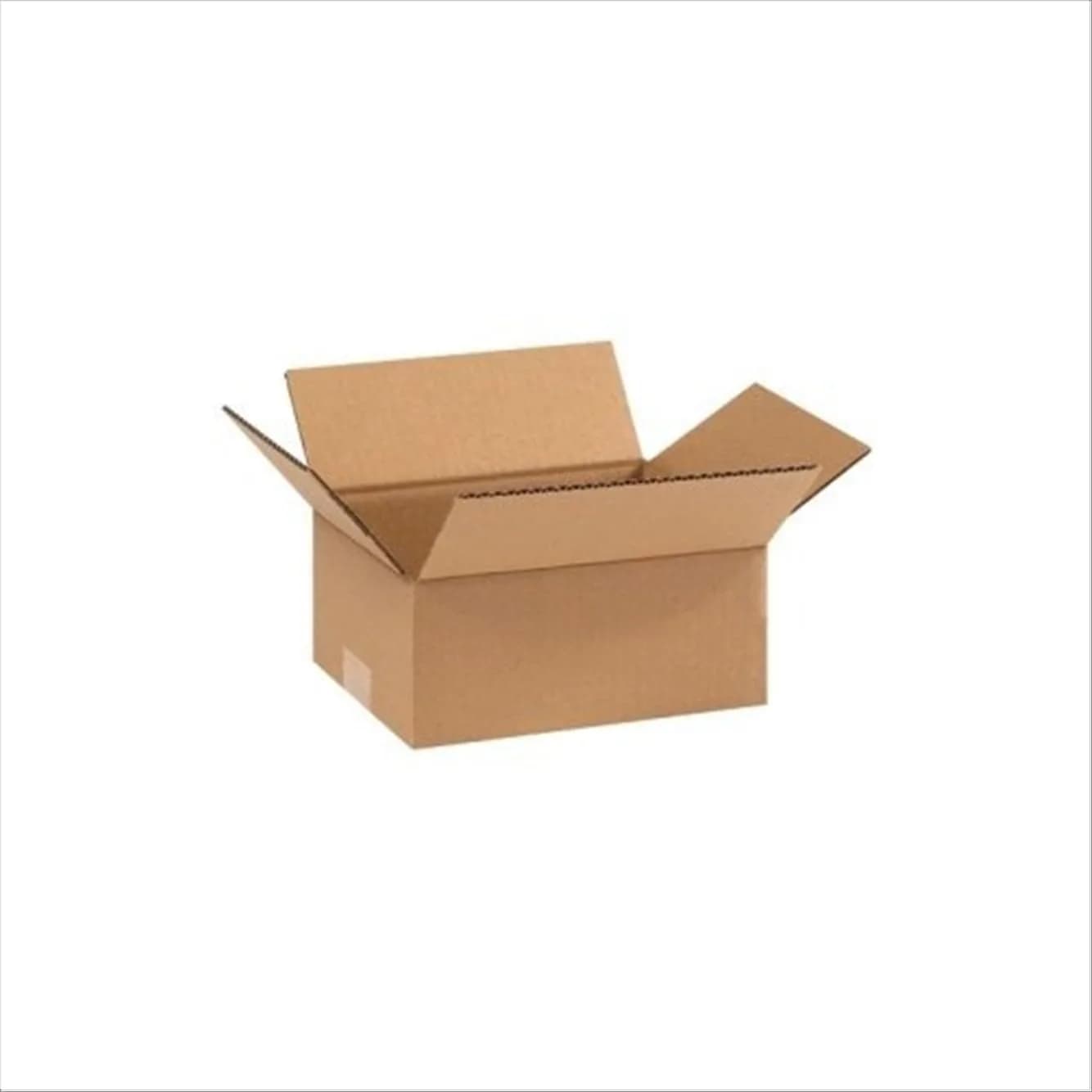 Box Partners 9 x 7 x 4" Corrugated Boxes | Solid Kraft Shipping Boxes - main product image
