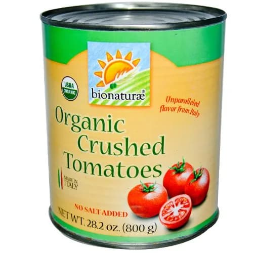 bionaturae Organic Crushed Tomatoes Can, Keto Friendly, 28.2 Oz, 12 Pack | Authentic Italian Organic Tomato Puree thumbnail 1