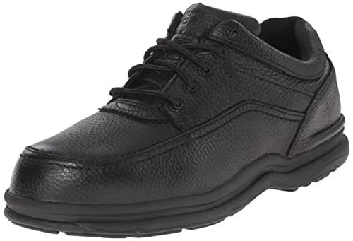 Rockport Work Men's RK6761 Work Shoe | Steel Toe, Black, 10.5 US | Durable Leather & Rubber thumbnail 1