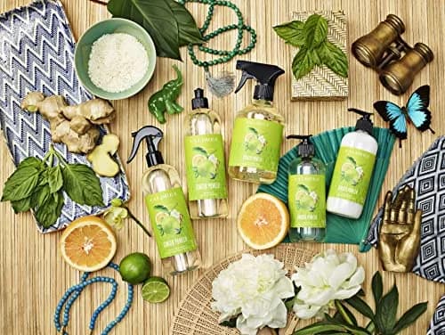 Caldrea Multi-surface Countertop Spray Cleaner Ginger Pomelo Scent 473ml (16 Fl Oz) | Plant-Based Odor Eliminator thumbnail 1
