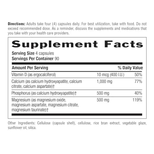 Country Life Target-Mins Calcium Magnesium with Vitamin D, 360 Capsules | Supports Bone & Heart Health thumbnail 6