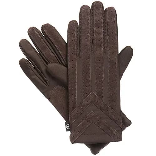 isotoner Signature Men's Stretch Cold Winter Gloves | Medium-Large, Brown, 0.12 kg (0.26 lb) thumbnail 1
