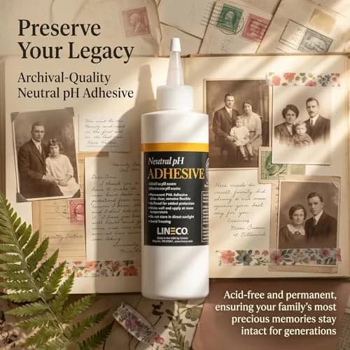 Lineco Neutral pH Adhesive 237ml (8 Fl Oz) | Acid-Free Archival Glue for Crafts & Bookbinding thumbnail 5