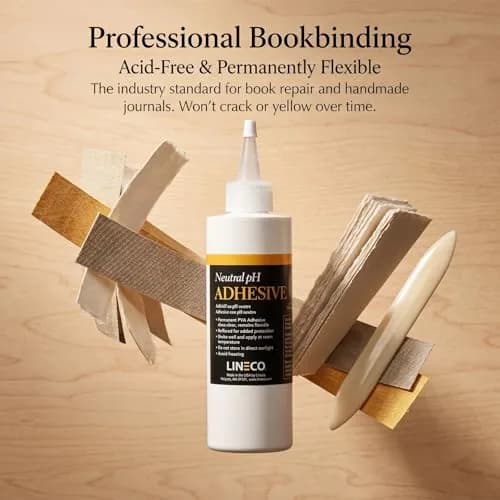 Lineco Neutral pH Adhesive 237ml (8 Fl Oz) | Acid-Free Archival Glue for Crafts & Bookbinding thumbnail 3