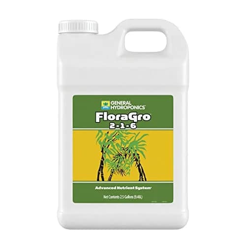 General Hydroponics FloraGro Liquid Nutrient 9.46 L (2.5 Gallon) | Specialized Formula for Vegetative Growth thumbnail 1