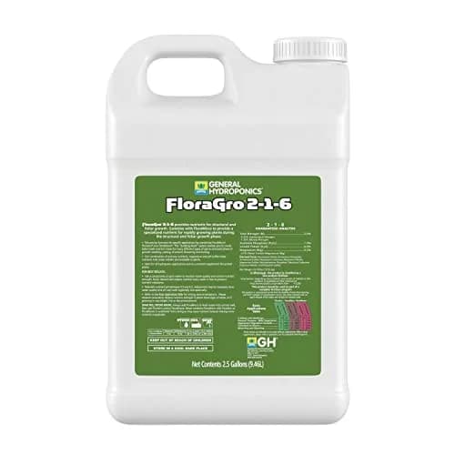 General Hydroponics FloraGro Liquid Nutrient 9.46 L (2.5 Gallon) | Specialized Formula for Vegetative Growth thumbnail 2