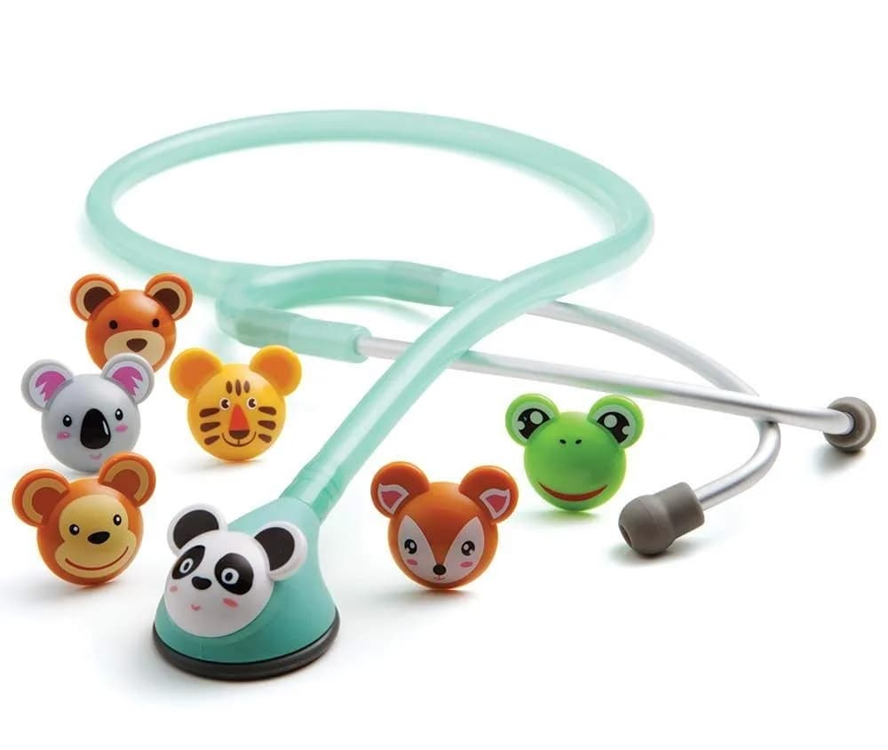 ADC Adimals 618 Pediatric Stethoscope Seafoam | Tunable AFD Technology, 30 Inch Length - main product image
