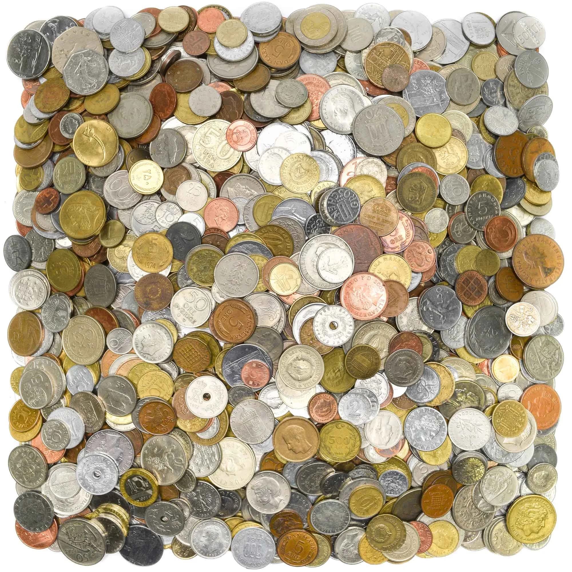CoinStop 2lb Circulated Foreign Coins | Mixed Age & Type, Heavier & Larger (70-120 chars)
