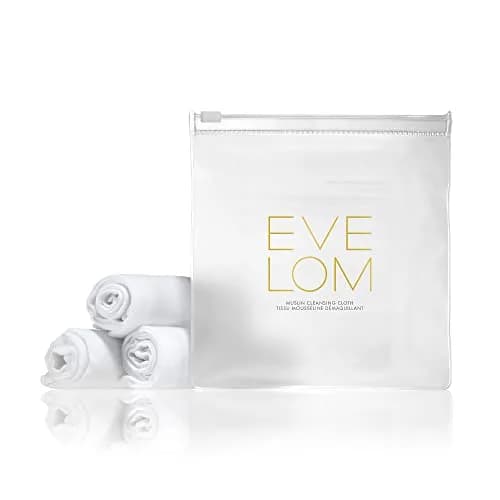 EVE LOM Muslin Cloth - Facial Cleansing Cloth, Set of 3 | Gentle Exfoliation & Reusable Cotton thumbnail 2