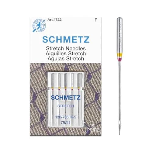 SCHMETZ Stretch Sewing Machine Needles Size 75/11 | Perfect for Stretch Fabrics & Knits thumbnail 3