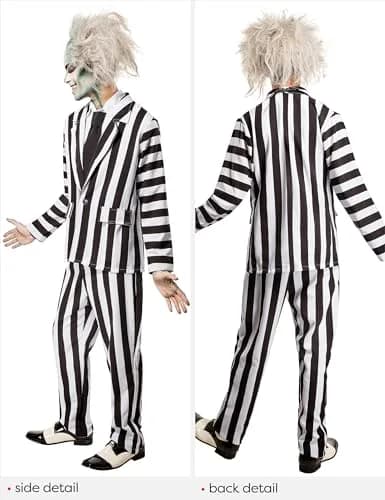 Rubies Beetlejuice Costume for Adults XL | Officially Licensed Men’s Costume thumbnail 2