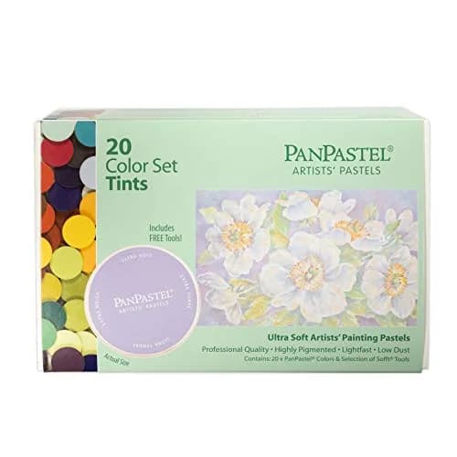 PanPastel Artist Pastels by GOLDEN, Tints Set, 20 Colors | Easy Blend, Low Dust, USA Assembled thumbnail 1