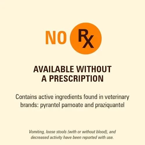 WORM X PLUS 7 Way De-Wormer Chewables for Dogs | Broad Spectrum Tapeworm & Hookworm Control (2 Count) thumbnail 6