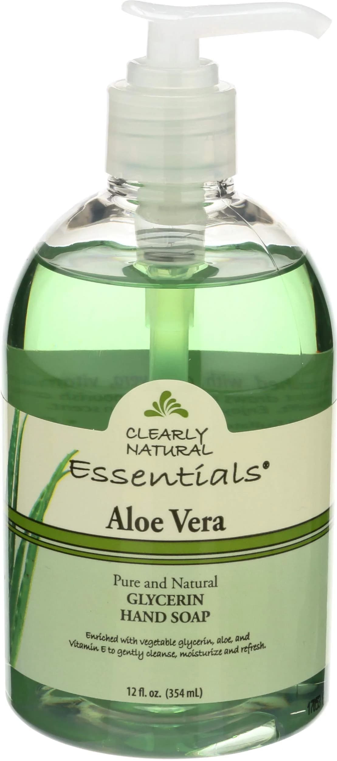 Clearly Natural Liquid Hand Soap with Aloe Vera 355ml (12 Fl Oz) | Gentle Cleanser for Sensitive Skin - main product image