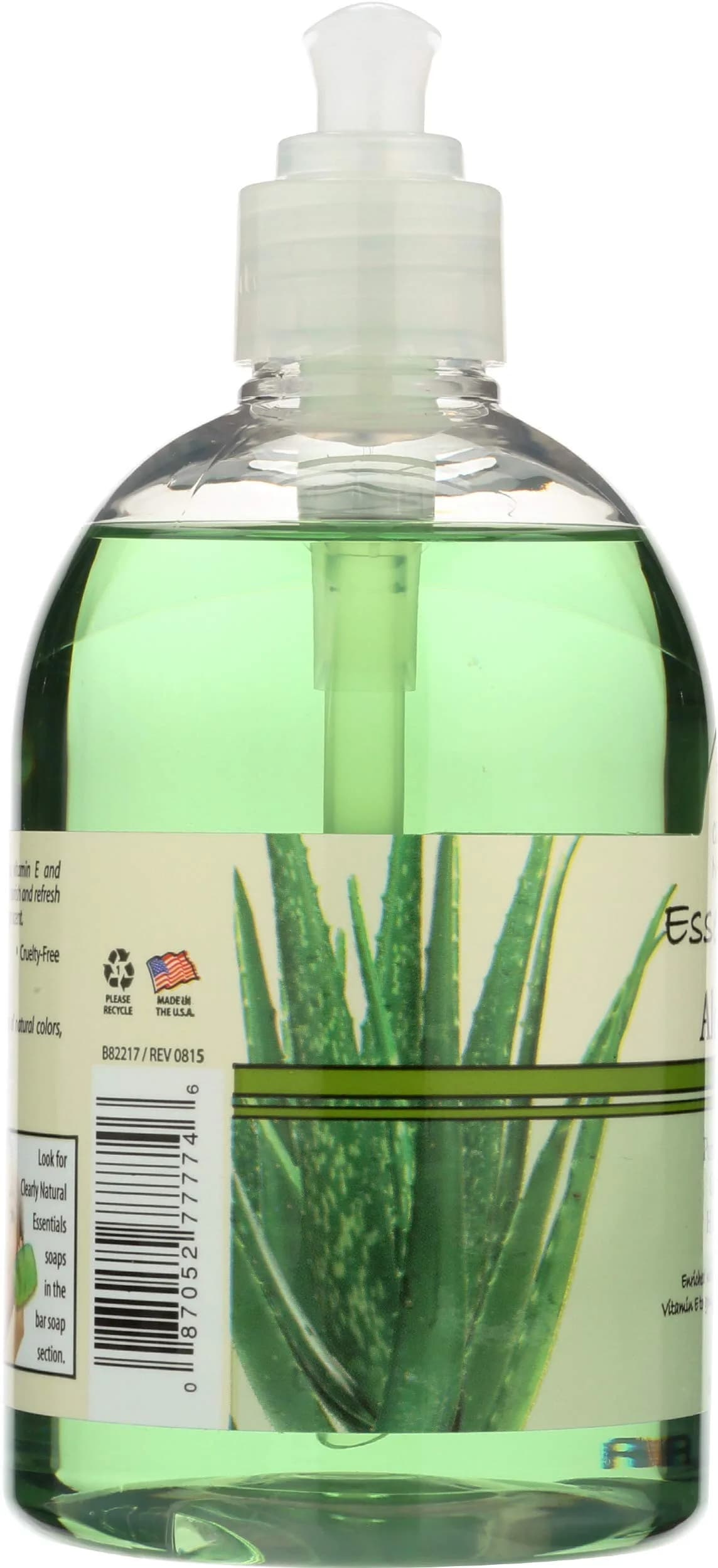 Clearly Natural Liquid Hand Soap with Aloe Vera 355ml (12 Fl Oz) | Gentle Cleanser for Sensitive Skin - view 4