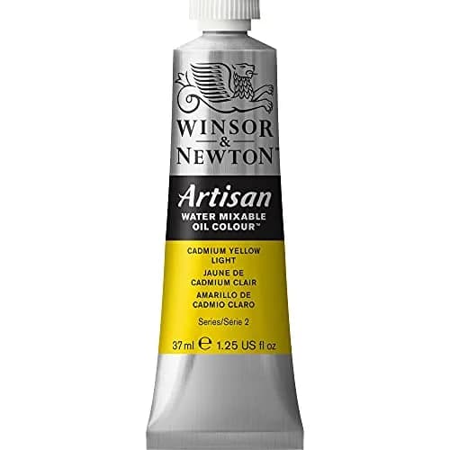 Winsor & Newton Artisan Water Mixable Oil Paint, Cadmium Yellow Light, 37ml (1.25 fl oz) | ASTM D4236 Certified Opaque Yellow thumbnail 1