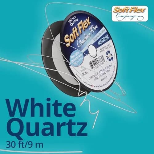 Soft Flex 49 Strand Beading Wire - Medium 0.019" (0.48mm) - 30 Feet (9.14m) | USA-Sourced for Jewelry Making thumbnail 6