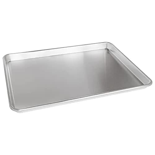 Fat Daddio's SP-HALF Natural Aluminum Half Sheet Pan, 18 x 13 x 1 inch | Durable Commercial Bakeware for Baking & Roasting thumbnail 1