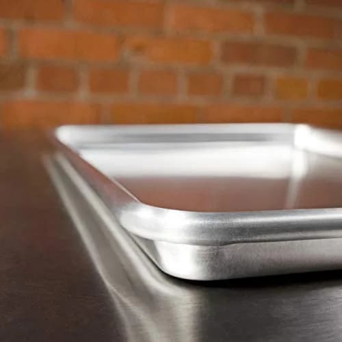 Fat Daddio's SP-HALF Natural Aluminum Half Sheet Pan, 18 x 13 x 1 inch | Durable Commercial Bakeware for Baking & Roasting thumbnail 7