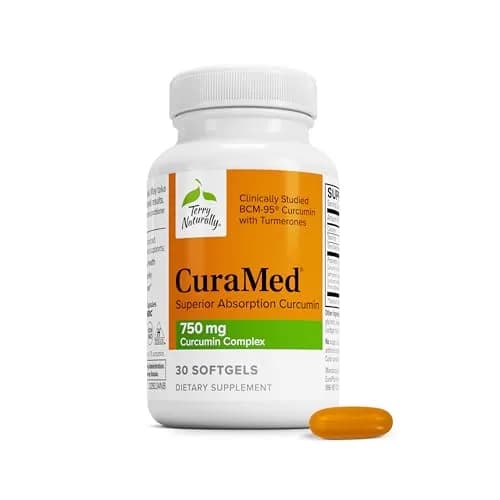 Terry Naturally CuraMed 750mg | Pain & Inflammation Relief, 30 Softgels, Full Spectrum Curcumin thumbnail 1