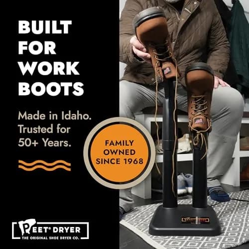 PEET Original Portable Electric Boot & Shoe Dryer, Silent & Always-On | Effective, Energy-Efficient Shoe Drying System thumbnail 4