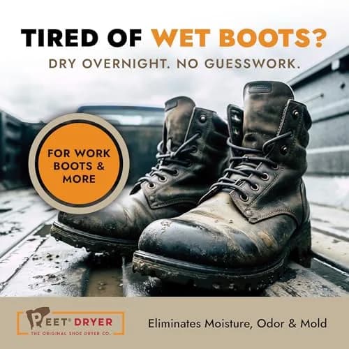 PEET Original Portable Electric Boot & Shoe Dryer, Silent & Always-On | Effective, Energy-Efficient Shoe Drying System thumbnail 2