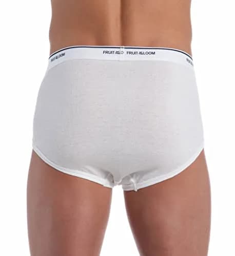 Fruit of the Loom Men's 7-Pack Basic Brief, White, Small | Full Coverage, Tag-Free Comfort thumbnail 4