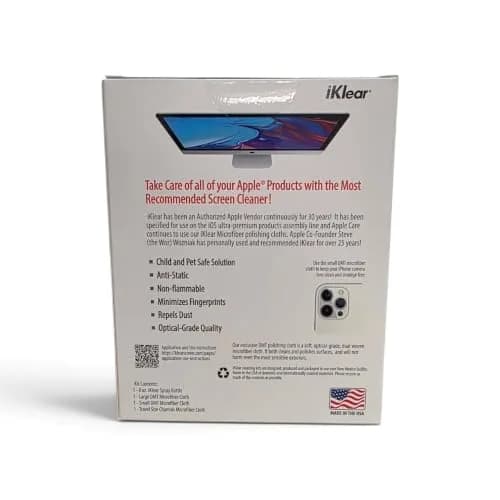 iKlear Screen Cleaner Kit for iPhone, iPad, Mac, TV | Safe, Non-Toxic, USA Made thumbnail 5