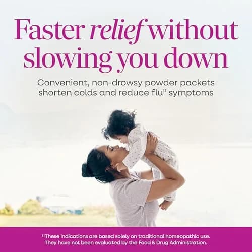 Nature's Way Umcka Cold & Flu Relief FastActives Berry Powder 10 Packets | Homeopathic Multi-Symptom Relief thumbnail 2