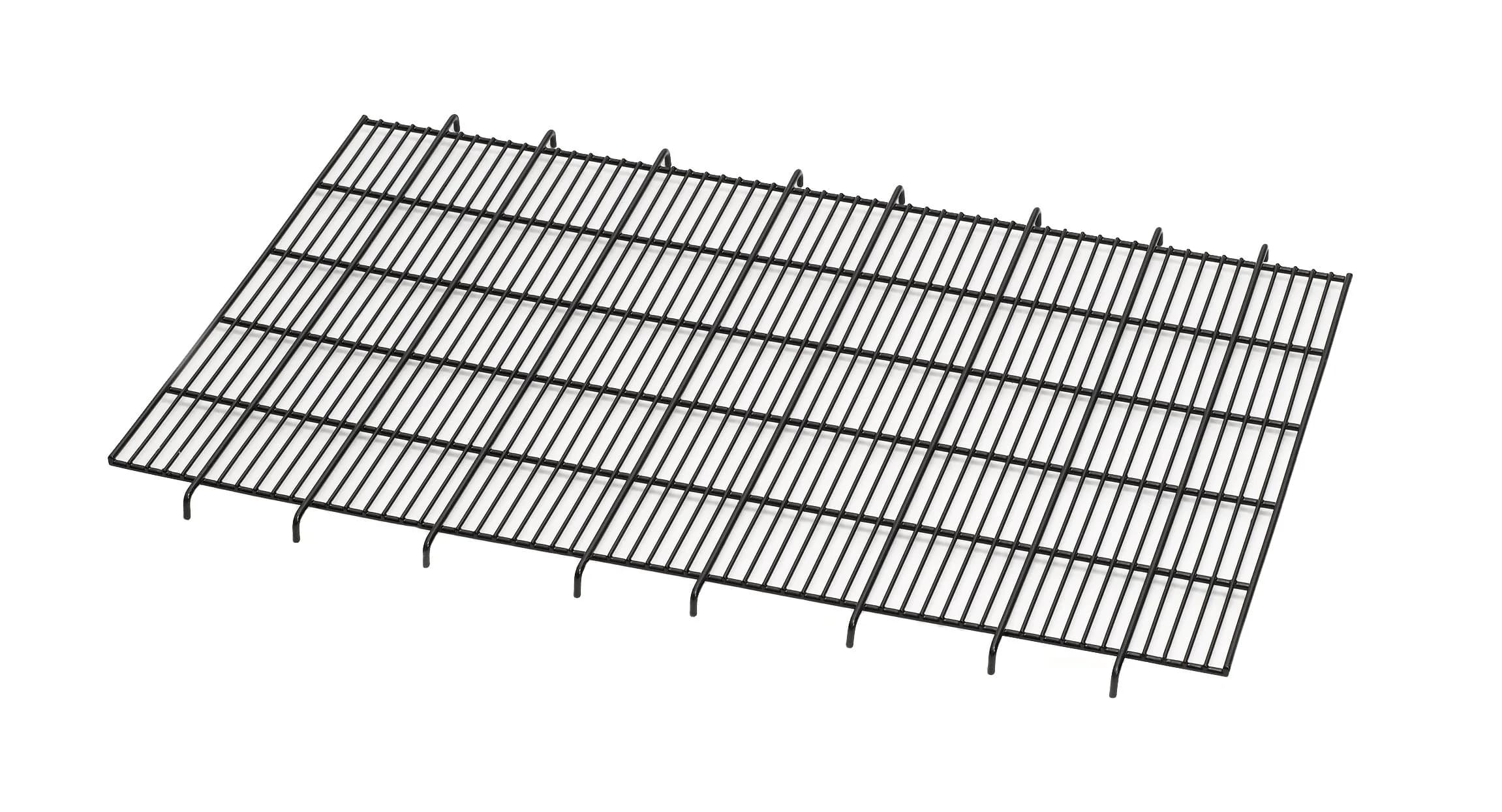 MidWest Homes for Pets Floor Grid for Dog Crate; Elevated Floor Grid Fits Models 1336TD, 1536, 1536DD, 436, 436DD, 1936, 1936DD, 1636/1636DD CURVED SLIDE BOLT LATCH, Black; Model FG36B thumbnail 1