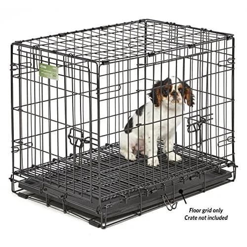 MidWest Homes for Pets Floor Grid for Dog Crate | Elevated, Durable Vinyl Coated Floor (22.6"L x 17.7"W x 1.1"H) thumbnail 4
