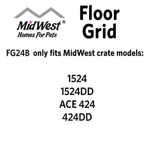 MidWest Homes for Pets Floor Grid for Dog Crate | Elevated, Durable Vinyl Coated Floor (22.6"L x 17.7"W x 1.1"H) thumbnail 6