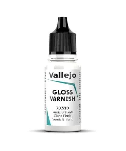 Vallejo Permanent Acrylic Varnish Glossy Finish 18 ml | Scratch & Weather Resistant, Indoor & Outdoor thumbnail 1
